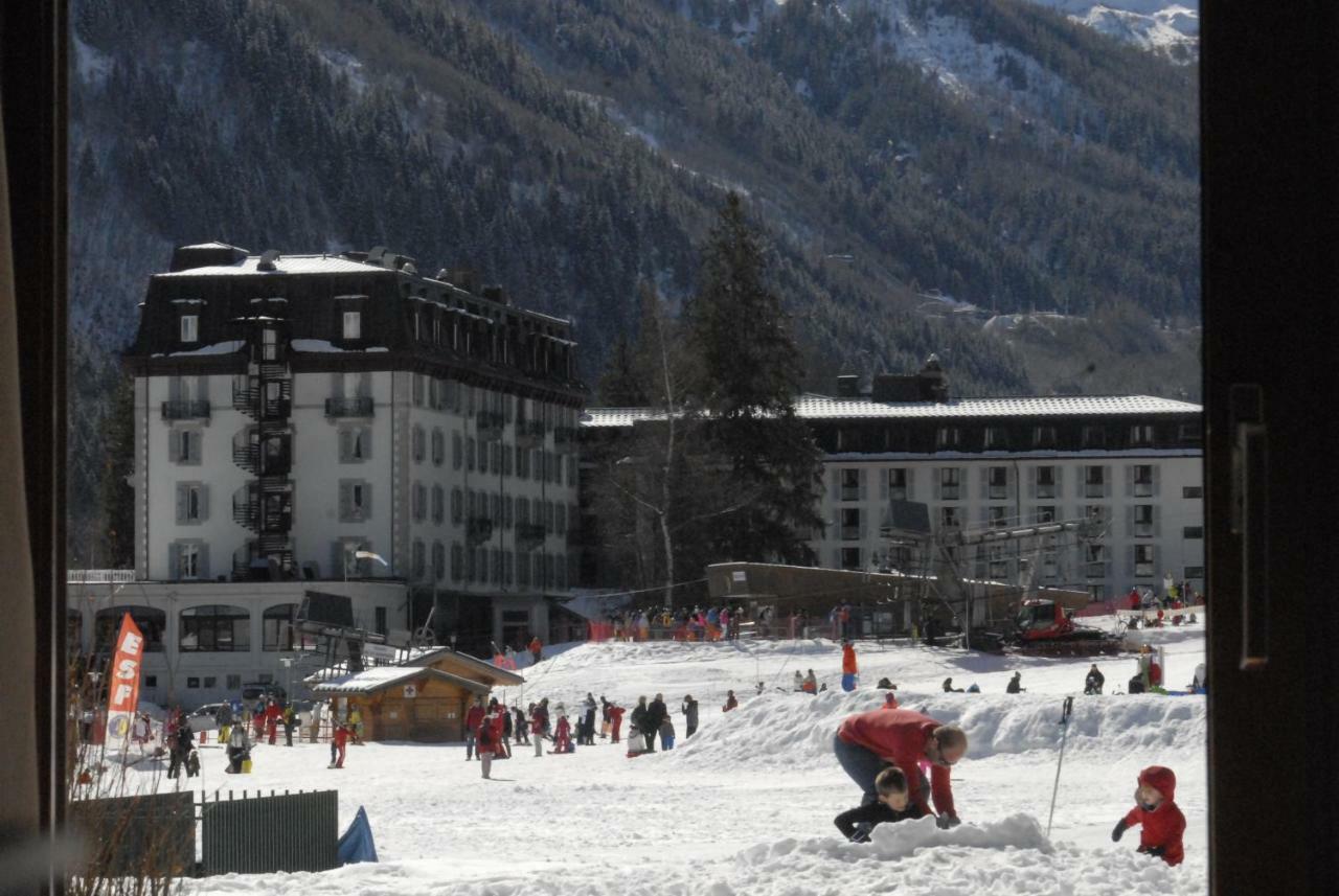 Front Ski Slope Chamonix Apartment Exterior photo